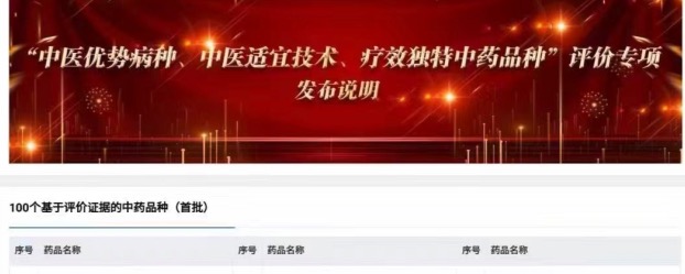 福瑞股份復方鱉甲軟肝片入選全國100個基于評價證據的中藥優勢品種